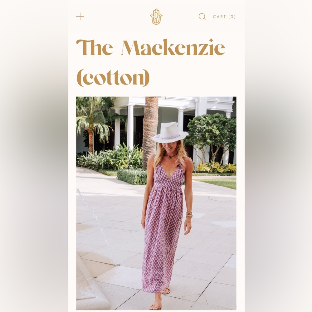 NEW! Perry Walker Collective Cotton Maxi Dress OS